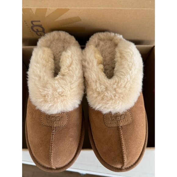 UGG Coquette Mules Size 6, Chestnut Slipper 2125, Excellent Condition - Picture 9 of 10